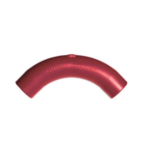 Imagem Produto CURVA P/ELETRODUTO PVC 90G SEM ROSCA 3/4 RAIO CURTO VERMELHA - VICAP