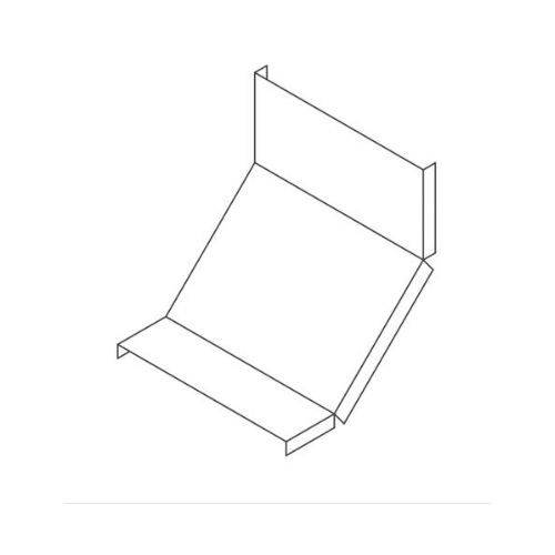 Imagem Produto TAMPA ENCAIXE PRE ZINCADO P/CURVA LIS VERTICAL INTERNA 90G 200MM - VG