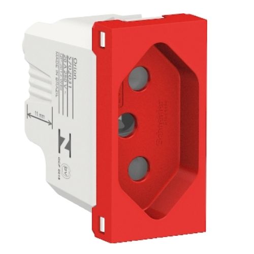 Imagem Produto MODULO TOMADA 20A/250V VERMELHO ORION - SCHNEIDER