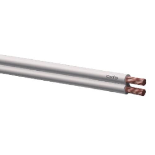 Imagem Produto CABO PARALELO COBRE PVC 300V 2X1MM BRANCO - CORFIO