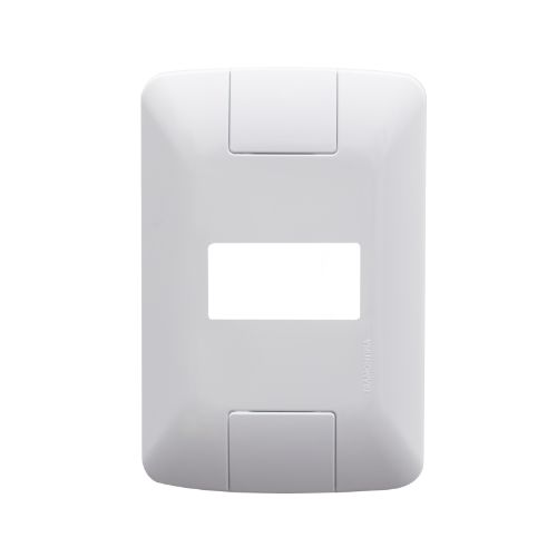 Imagem Produto PLACA 4X2 COM 1 ESPACO HORIZONTAL BRANCA COM SUPORTE ARIA - TRAMONTINA