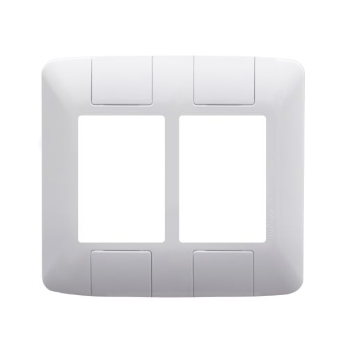 Imagem Produto PLACA 4X4 COM 6 ESPACOS HORIZONTAIS BRANCA COM SUPORTE ARIA - TRAMONTINA