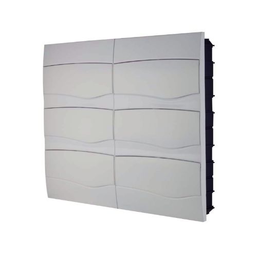 Imagem Produto CD PVC EMBUTIR 72 DISJUNTORES DIN BRANCO PORTA BRANCA - TRAMONTINA