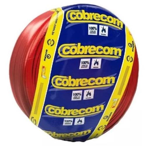 Imagem Produto CABO FLEXIVEL COBRE PVC 70G 750V 1X2,5MM VERMELHO - COBRECOM