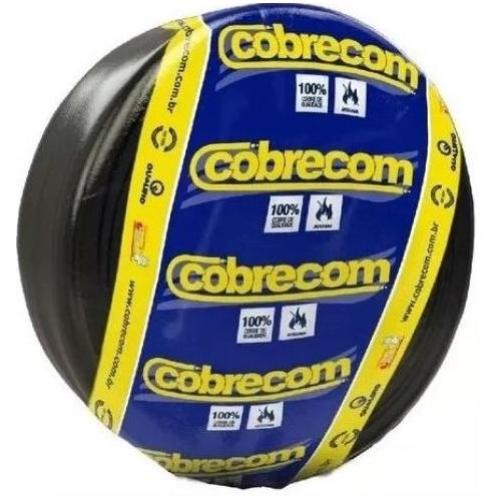 Imagem Produto CABO PARALELO COBRE PVC 300V 2X0,75MM PRETO - COBRECOM