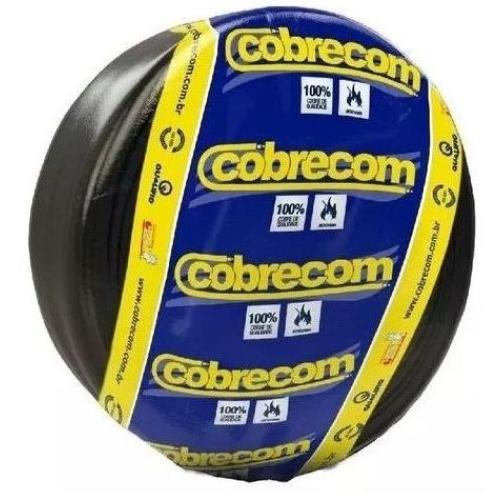 Imagem Produto CABO PARALELO COBRE PVC 300V 2X1,5MM PRETO - COBRECOM
