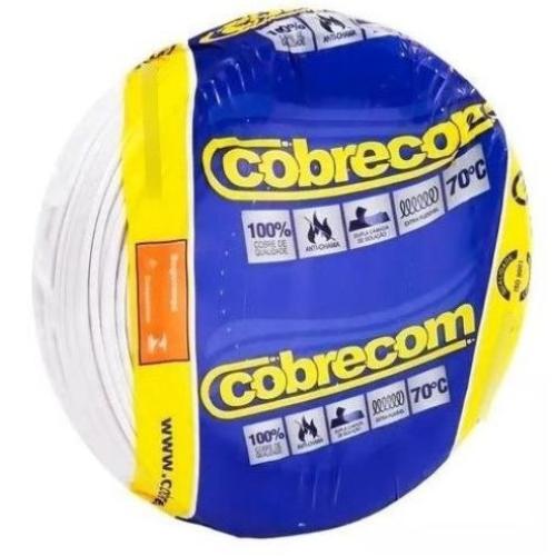 Imagem Produto CABO PARALELO COBRE PVC 300V 2X2,5MM BRANCO - COBRECOM