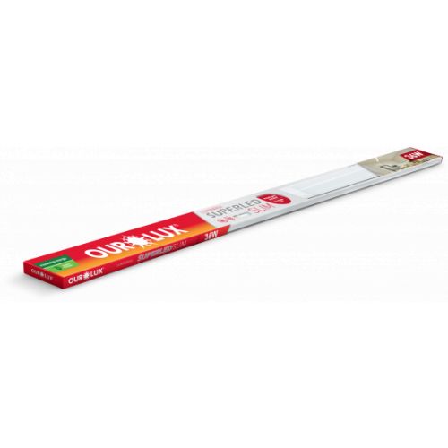 Imagem Produto LUMINARIA SLIM LED SOBREPOR RETANGULAR 36W 1,20MT 6500K BRANCA - OUROLUX