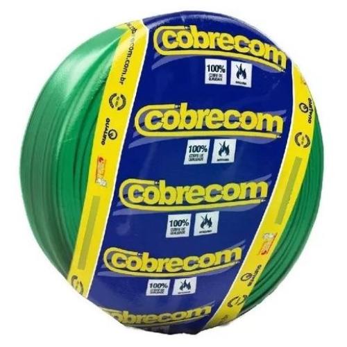 Imagem Produto CABO LSHF/A 70G FLEXIVEL 750V 1X2,5MM VERDE ATOX - COBRECOM