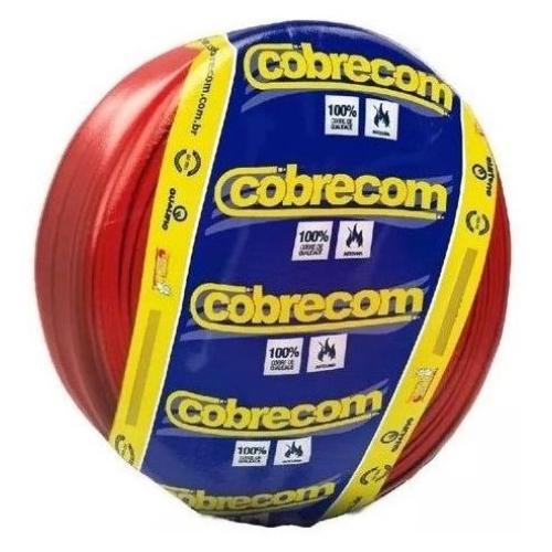 Imagem Produto CABO LSHF/A 70G FLEXIVEL 750V 1X2,5MM VERMELHO ATOX - COBRECOM