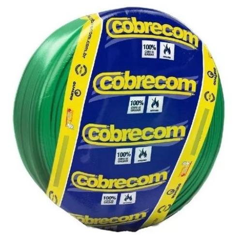 Imagem Produto CABO LSHF/A 70G FLEXIVEL 750V 1X6MM VERDE ATOX - COBRECOM