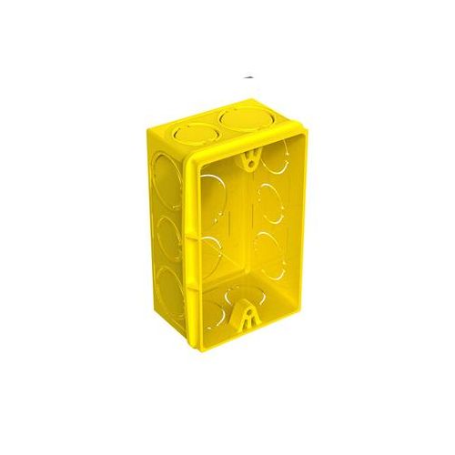 Imagem Produto CAIXA DERIVACAO PVC P/PAREDE 4X2 FUNDO FIXO AMARELA - TIGRE