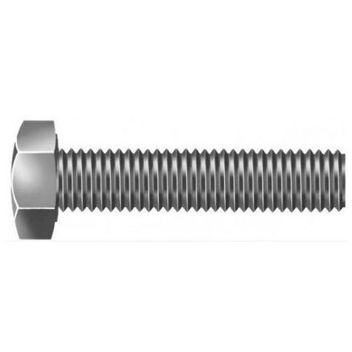 Imagem Produto PARAFUSO ROSCA METRICA CABECA SEXTAVADA INOX 1/4X5/8 (VALOR DE 100 PECAS) - CGM