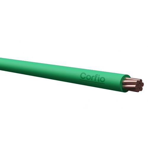 Imagem Produto CABO RIGIDO COBRE HEPR 90G 1KV 1X35MM VERDE - CORFIO