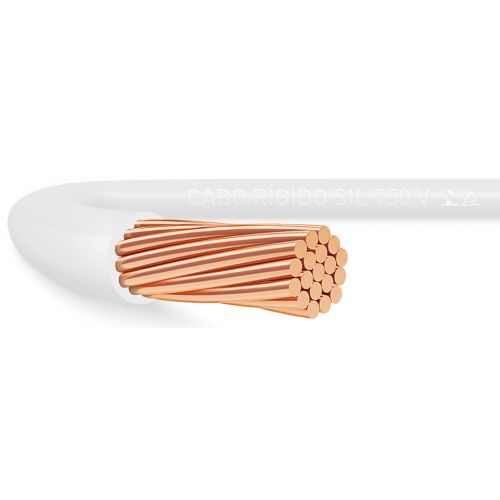 Imagem Produto CABO RIGIDO COBRE PVC 70G 750V 1X35MM BRANCO - SIL