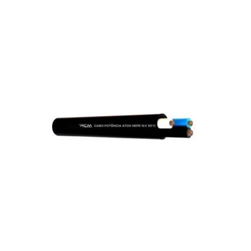 Imagem Produto CABO FLEXIVEL COBRE HEPR 90G 1KV 3X1,5 PRETO ATOX - RCM