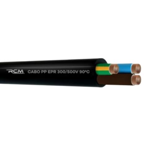 Imagem Produto CABO PP COBRE PVC 70G 500V 3X0,5MM PRETO - RCM