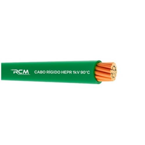 Imagem Produto CABO RIGIDO COBRE HEPR 90G 1KV 1X16MM VERDE - RCM