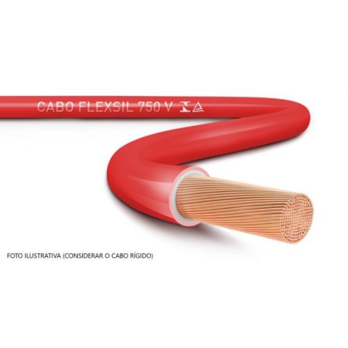 Imagem Produto CABO RIGIDO COBRE PVC 70G 750V 1X35MM VERMELHO - SIL