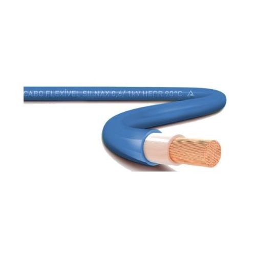Imagem Produto CABO FLEXIVEL COBRE HEPR 90G 1KV 1X6MM AZUL - SIL