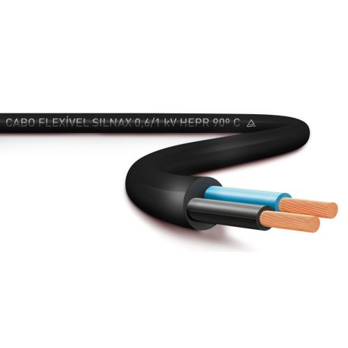 Imagem Produto CABO FLEXIVEL COBRE HEPR 90G 1KV 2X10MM PRETO - SIL