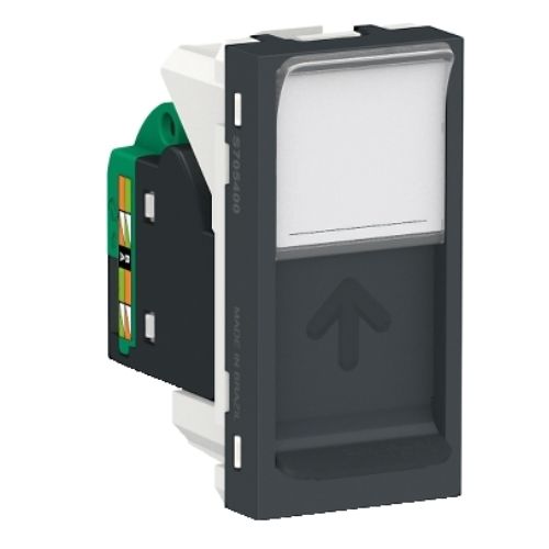 Imagem Produto MODULO TOMADA RJ45 CAT5 GRAFITE ORION - SCHNEIDER