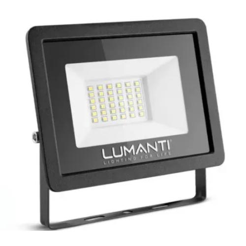 Imagem Produto REFLETOR LED 50W 5500K 4000L IP65 CORPO PRETO - LUMANTI
