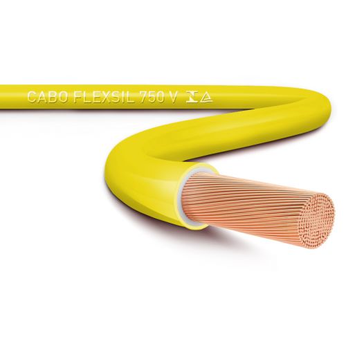 Imagem do produto CABO FLEXIVEL COBRE PVC 70G 750V 1X10MM AMARELO - SIL