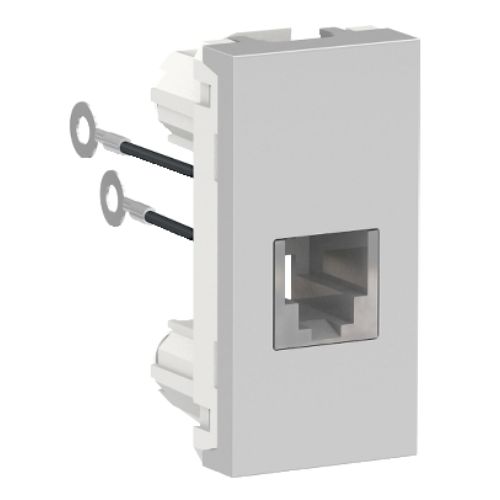 Imagem Produto MODULO TOMADA P/RJ11 ORION ALUMINIO - SCHNEIDER