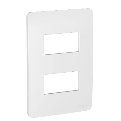 Imagem Produto PLACA 4X2 COM 2 ESPACOS SILVER ORION SEM SUPORTE - SCHNEIDER