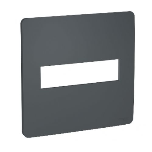 Imagem Produto PLACA 4X4 COM 2 ESPACOS ORION GRAFITE SEM SUPORTE STELLAR BLACK - SCHNEIDER