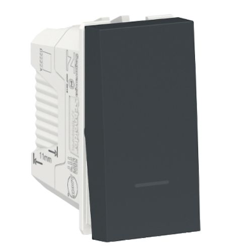 Imagem Produto MODULO PULSADOR UNIVERSAL 10A/250V GRAFITE ORION - SCHNEIDER
