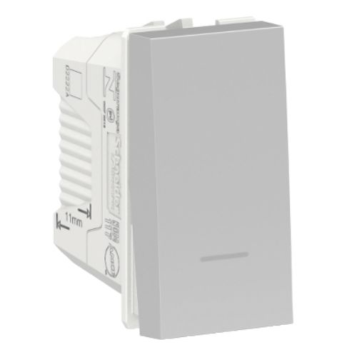 Imagem Produto MODULO PULSADOR UNIVERSAL 10A/250V ALUMINIO ORION - SCHNEIDER