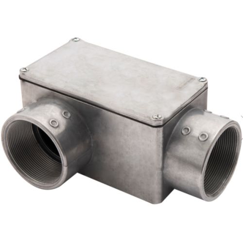 Imagem Produto CONDULETE ALUMINIO TIPO LR 4 COM TAMPA SEM PINTURA COM ROSCA - TRAMONTINA