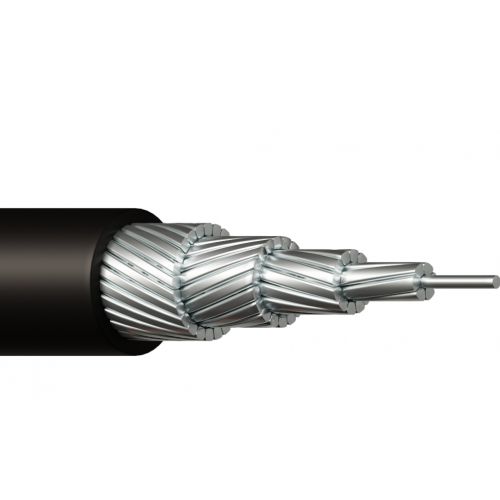 Imagem Produto CABO ALUMINIO XLPE 90G 1KV 1X25 PRETO NBR7285 (SINGELO)