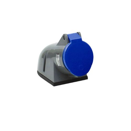 Imagem Produto TOMADA BLINDADA SOBREPOR 3 POLOS 32A 220/240V 6HORAS AZUL IP44 - STECK