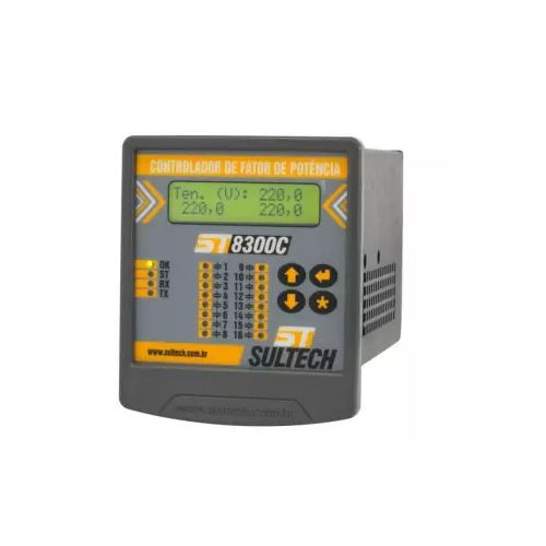 Imagem Produto CONTROLADOR FAT POTENCIA TRIFASICO 8 SAIDAS 220/380V - SULTECH