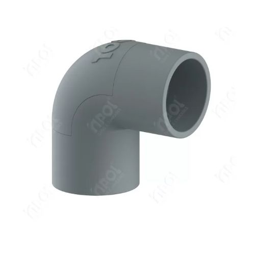 Imagem Produto COTOVELO P/ELETRODUTO PVC 90G 1/2 SEM ROSCA CINZA - INPOL