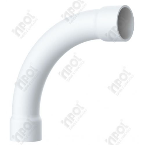 Imagem Produto CURVA P/ELETRODUTO PVC 90G 1 BRANCA ENGATE BOLSA - INPOL