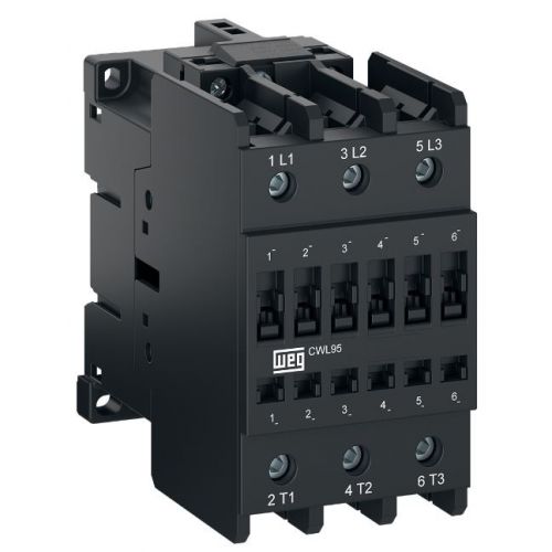 Imagem Produto CONTATOR PRINCIPAL TRIPOLAR 65A 1NA1NF 220VCA 50/60HZ CWL65-11-30D23 - WEG