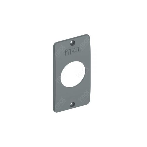 Imagem Produto TAMPA P/CONDULETE PVC 1 ESPACO REDONDO CINZA P/CAIXA PEQUENA - INPOL