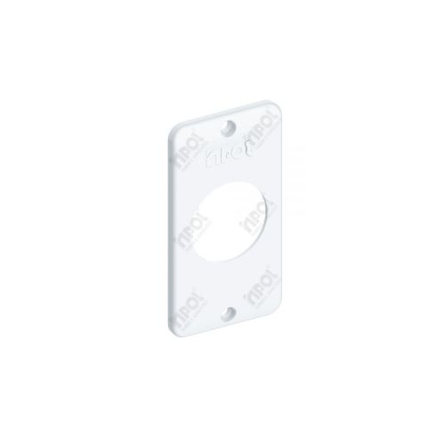 Imagem Produto TAMPA P/CONDULETE PVC 1 ESPACO REDONDA BRANCA P/CAIXA PEQUENA - INPOL