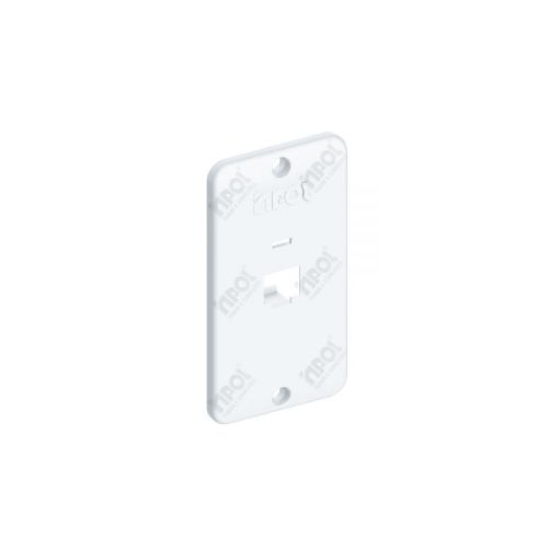 Imagem Produto TAMPA P/CONDULETE PVC 1 ESPACO RJ45 BRANCA P/CAIXA PEQUENA - INPOL