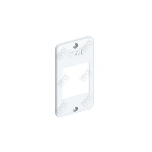 Imagem Produto TAMPA P/CONDULETE PVC 2 ESPACOS RETANGULAR BRANCA P/CAIXA PEQUENA - INPOL