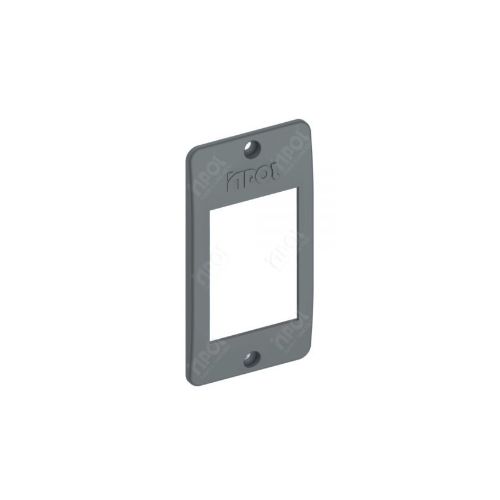 Imagem Produto TAMPA P/CONDULETE PVC 3 ESPACOS RETANGULAR CINZA P/CAIXA GRANDE - INPOL