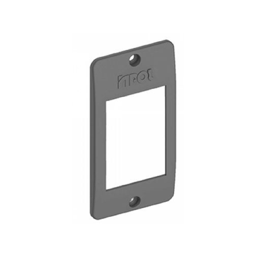 Imagem Produto TAMPA P/CONDULETE PVC 3 ESPACOS RETANGULAR CINZA P/CAIXA PEQUENA - INPOL