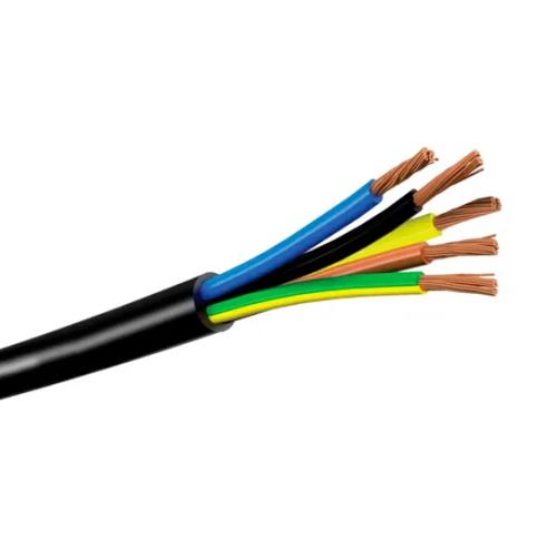 Imagem Produto CABO FLEXIVEL COBRE HEPR 90G 1KV 5X1,5 PRETO VIAS COLORIDAS