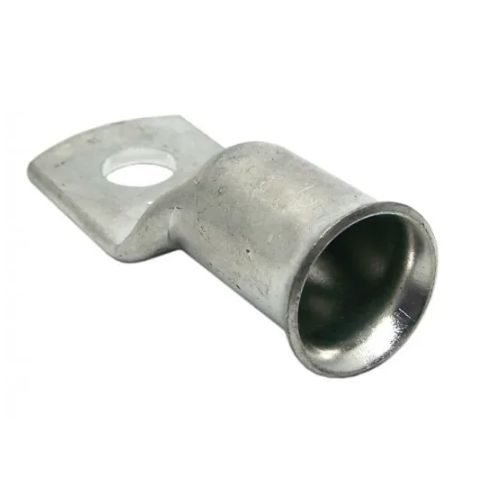Imagem Produto TERMINAL DUPLA COMPRESSAO COBRE ESTANHADO SEM ISOLACAO P/CABO 120MM BOCA EXPANDIDA FURO 12MM