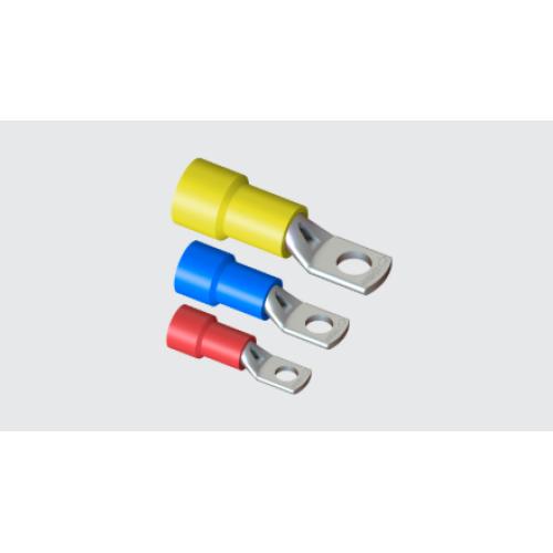 Imagem Produto TERMINAL PRE ISOLADO OLHAL 35MM VERMELHO FURO 8MM (VALOR DE 10 PECAS) - INTELLI