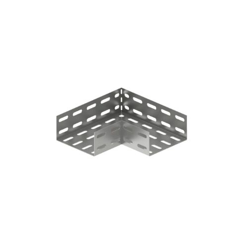 Imagem Produto COTOVELO P/ELETROCALHA PRE ZINCADO PERFURADA RETO 90G 50X50MM - JEA